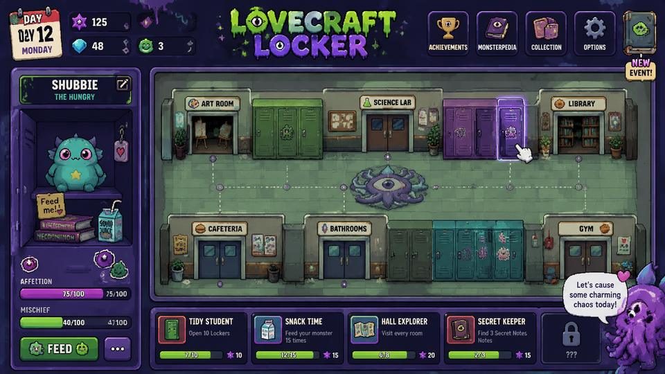 Lovecraft Locker 场景演出 画面