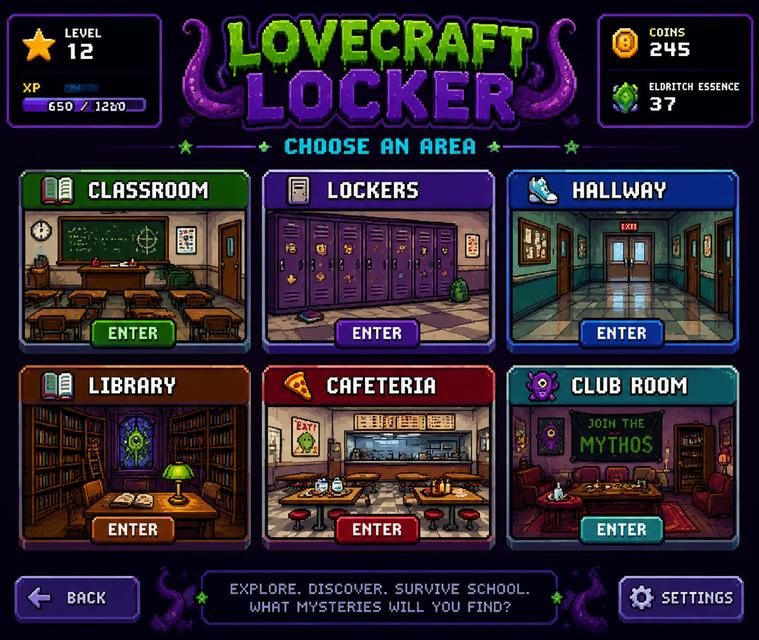 Lovecraft Locker 实机画面 玩法截图 2