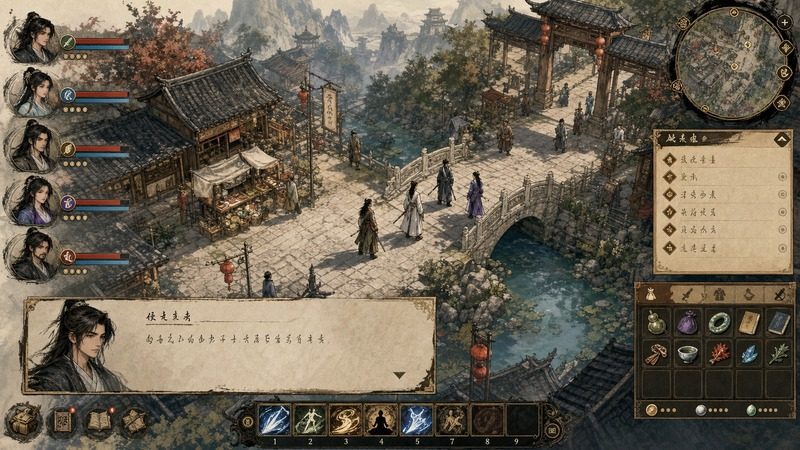 金庸群侠传5爱与死仙狐MOD六周年 操作界面 场景图 8